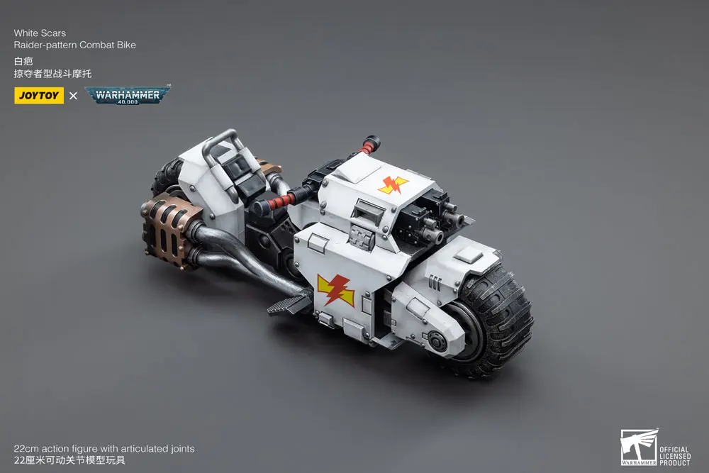 Warhammer 40k Vehicle 1/18 White Scars Raider-pattern Combat Bike 22 cm poza produsului