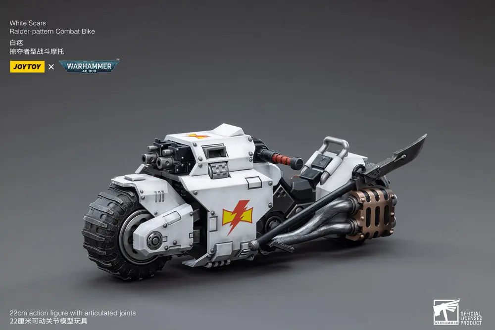 Warhammer 40k Vehicle 1/18 White Scars Raider-pattern Combat Bike 22 cm poza produsului