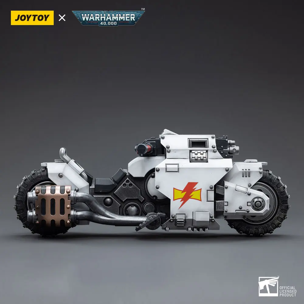 Warhammer 40k Vehicle 1/18 White Scars Raider-pattern Combat Bike 22 cm poza produsului