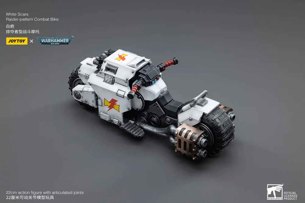 Warhammer 40k Vehicle 1/18 White Scars Raider-pattern Combat Bike 22 cm poza produsului