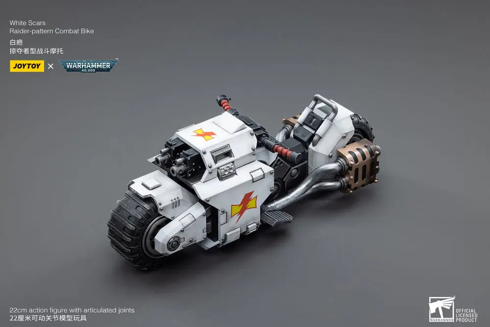 Warhammer 40k Vehicle 1/18 White Scars Raider-pattern Combat Bike 22 cm poza produsului