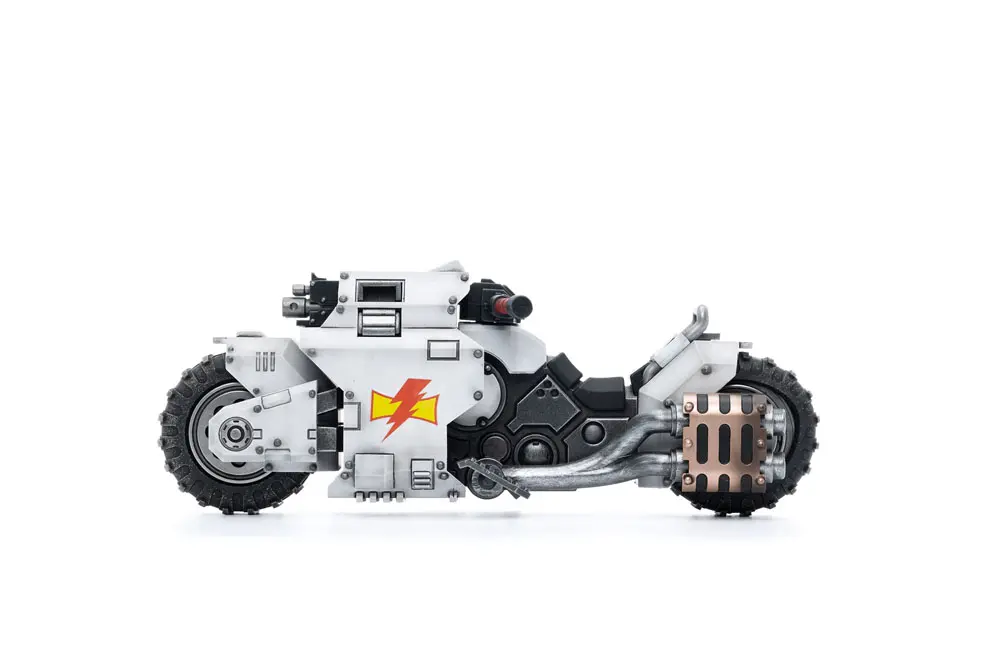Warhammer 40k Vehicle 1/18 White Scars Raider-pattern Combat Bike 22 cm poza produsului