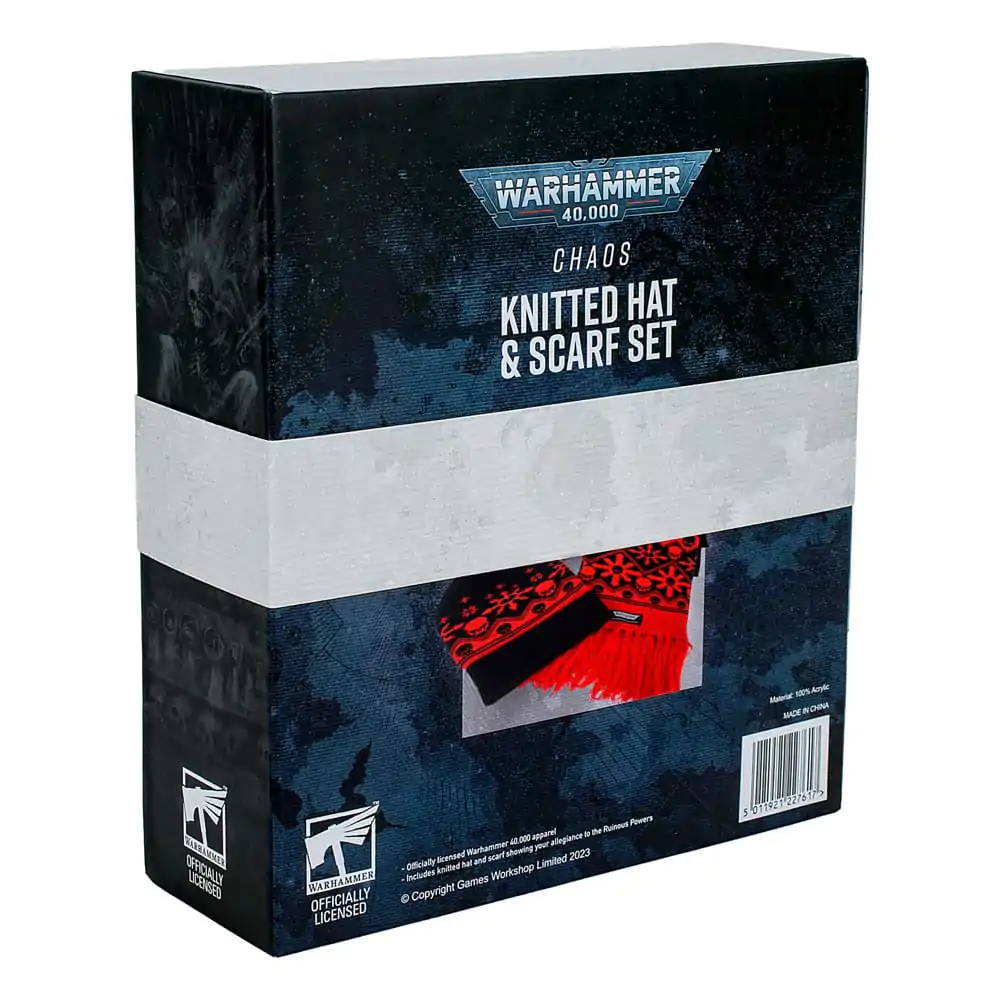 Set Căciulă și Fular Warhammer 40K Chaos poza produsului