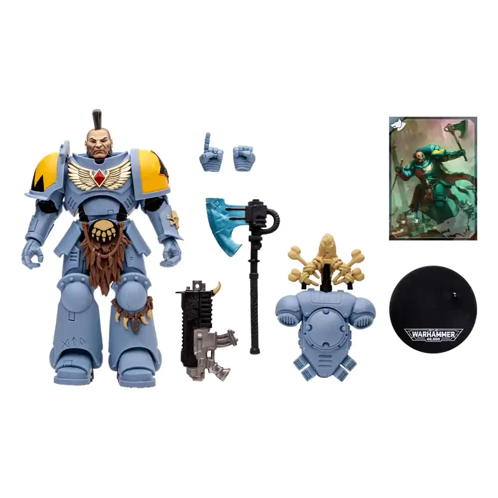 Warhammer 40k Action Figure Space Wolves Wolf Guard 18 centimetri poza produsului