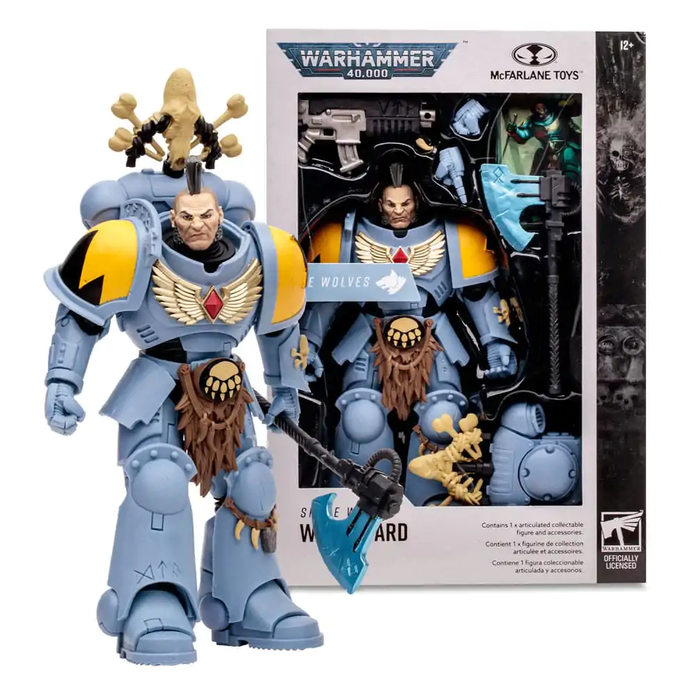 Warhammer 40k Action Figure Space Wolves Wolf Guard 18 centimetri poza produsului