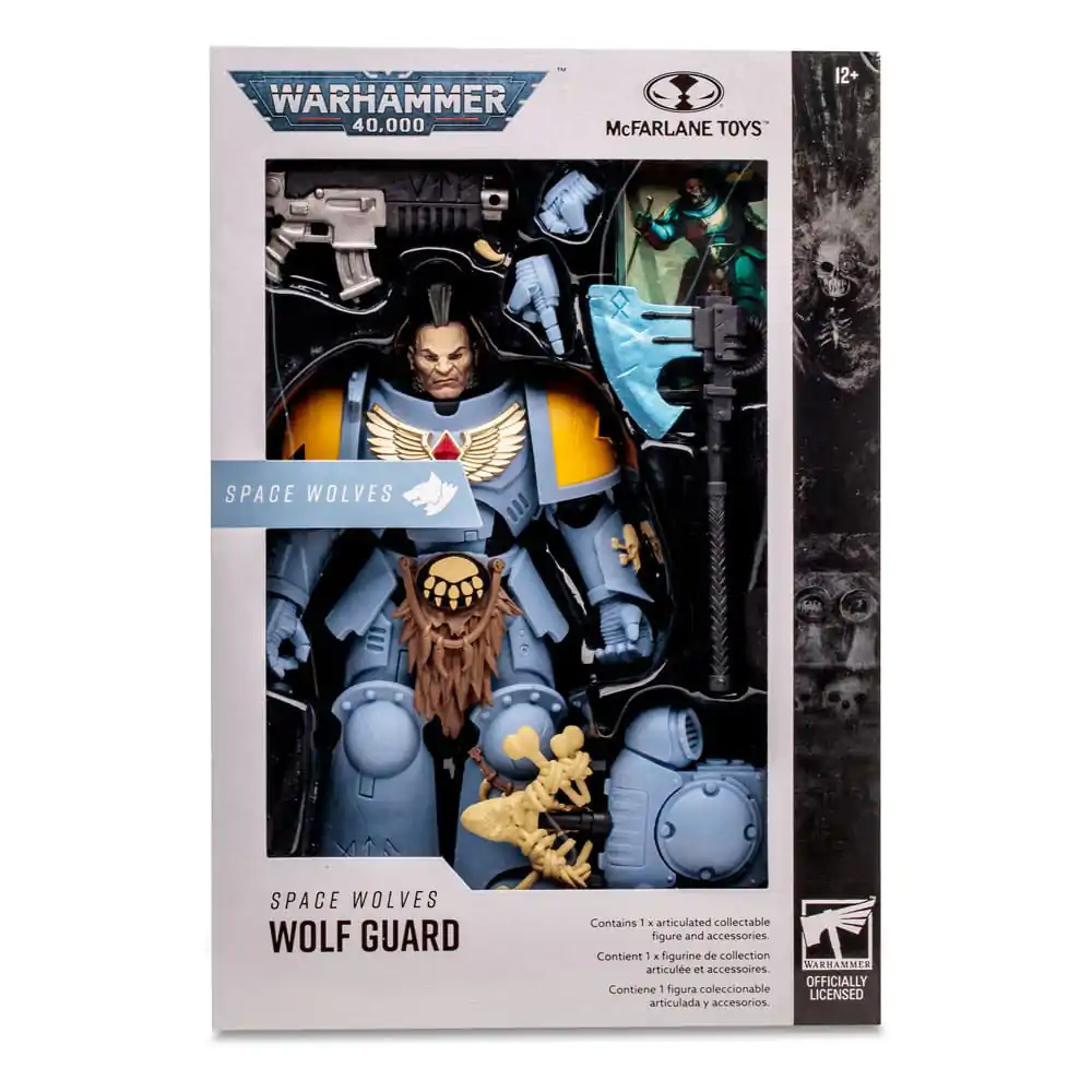 Warhammer 40k Action Figure Space Wolves Wolf Guard 18 centimetri poza produsului