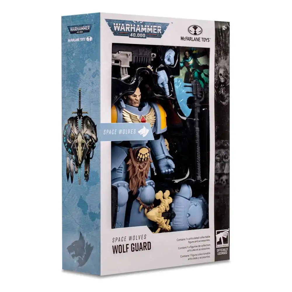 Warhammer 40k Action Figure Space Wolves Wolf Guard 18 centimetri poza produsului