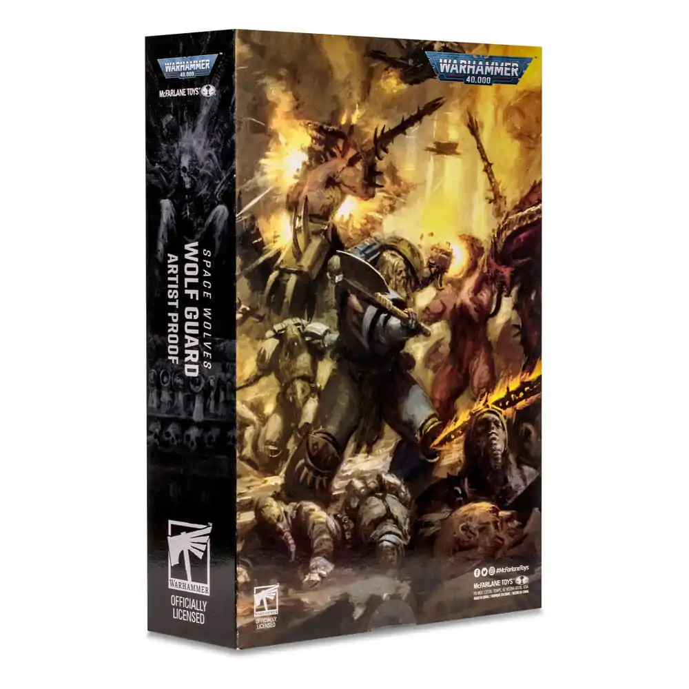 Warhammer 40k Figurina de acțiune Space Wolves Wolf Guard (Artist Proof) 18 cm poza produsului
