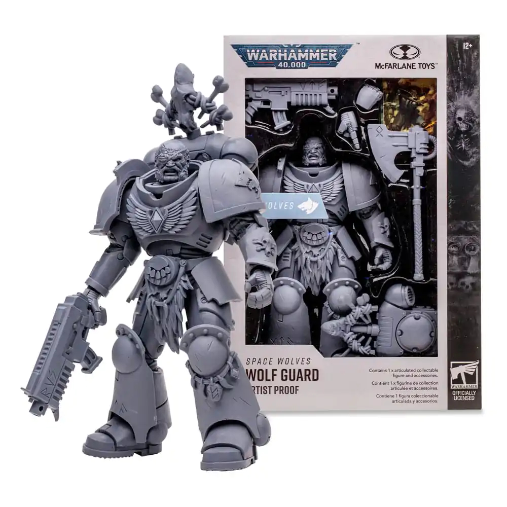 Warhammer 40k Figurina de acțiune Space Wolves Wolf Guard (Artist Proof) 18 cm poza produsului