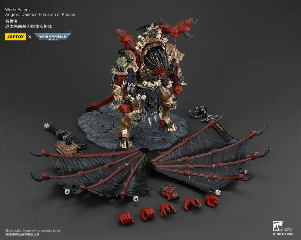 Warhammer 40k Figurina de acțiune World Eaters Angron Daemon Primarch of Khorne 48 cm poza produsului