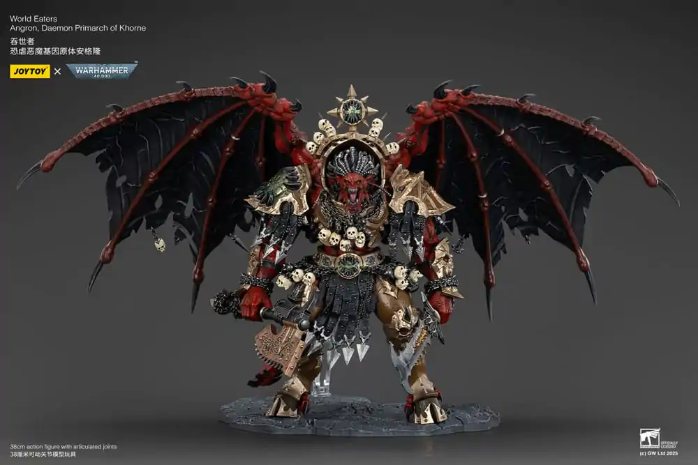 Warhammer 40k Figurina de acțiune World Eaters Angron Daemon Primarch of Khorne 48 cm poza produsului