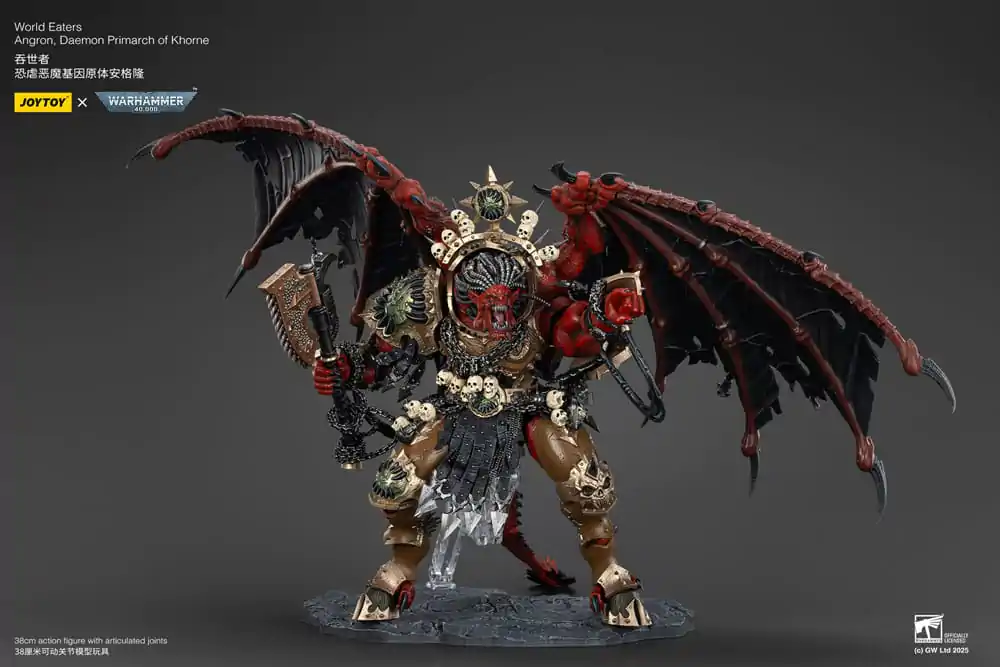 Warhammer 40k Figurina de acțiune World Eaters Angron Daemon Primarch of Khorne 48 cm poza produsului