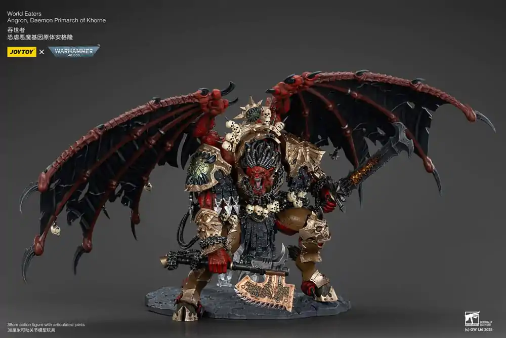 Warhammer 40k Figurina de acțiune World Eaters Angron Daemon Primarch of Khorne 48 cm poza produsului