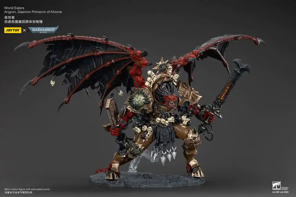 Warhammer 40k Figurina de acțiune World Eaters Angron Daemon Primarch of Khorne 48 cm poza produsului