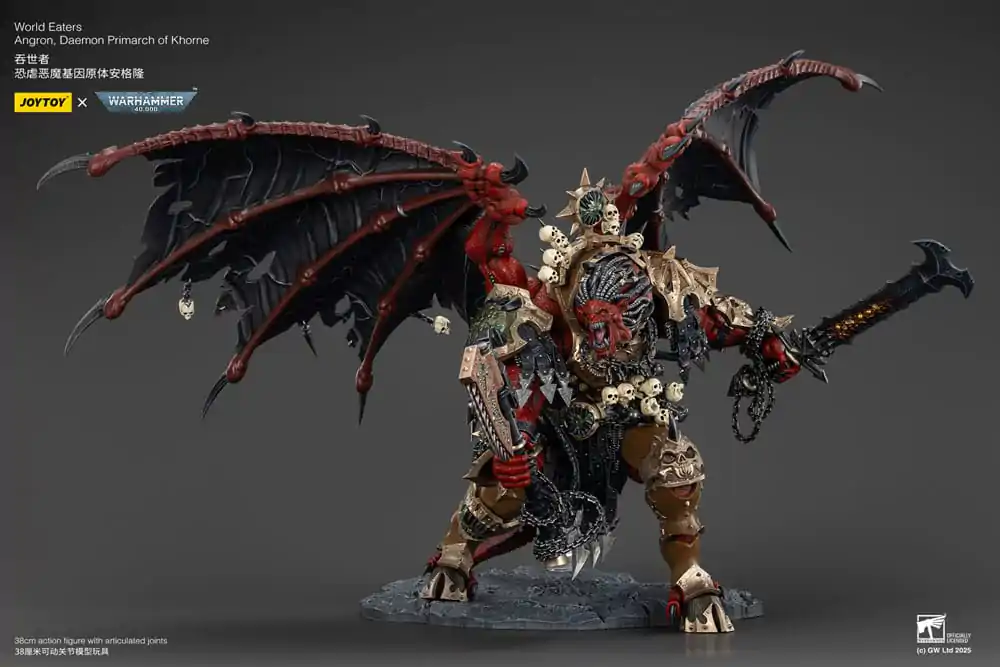 Warhammer 40k Figurina de acțiune World Eaters Angron Daemon Primarch of Khorne 48 cm poza produsului