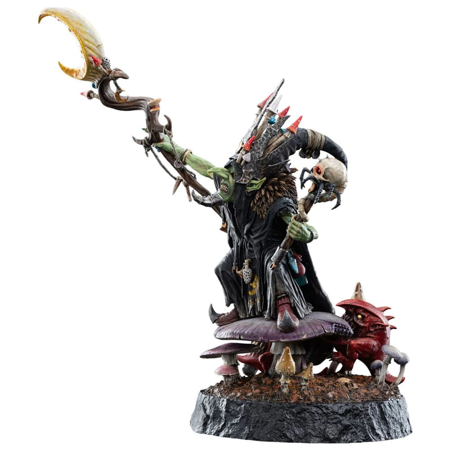 Warhammer: Age of Sigmar Statuie 1/6 Skragrott the Loonking Editie Limitata 41 cm poza produsului