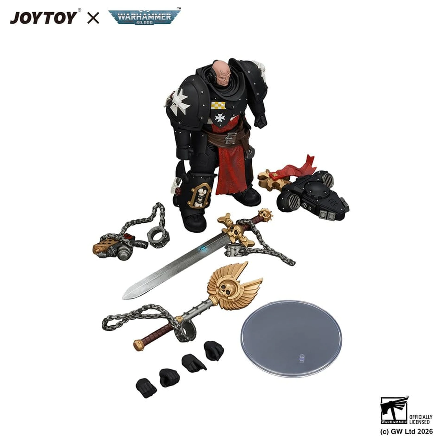 Warhammer figurina de actiune Black Templars Execrator 1 12 cm poza produsului