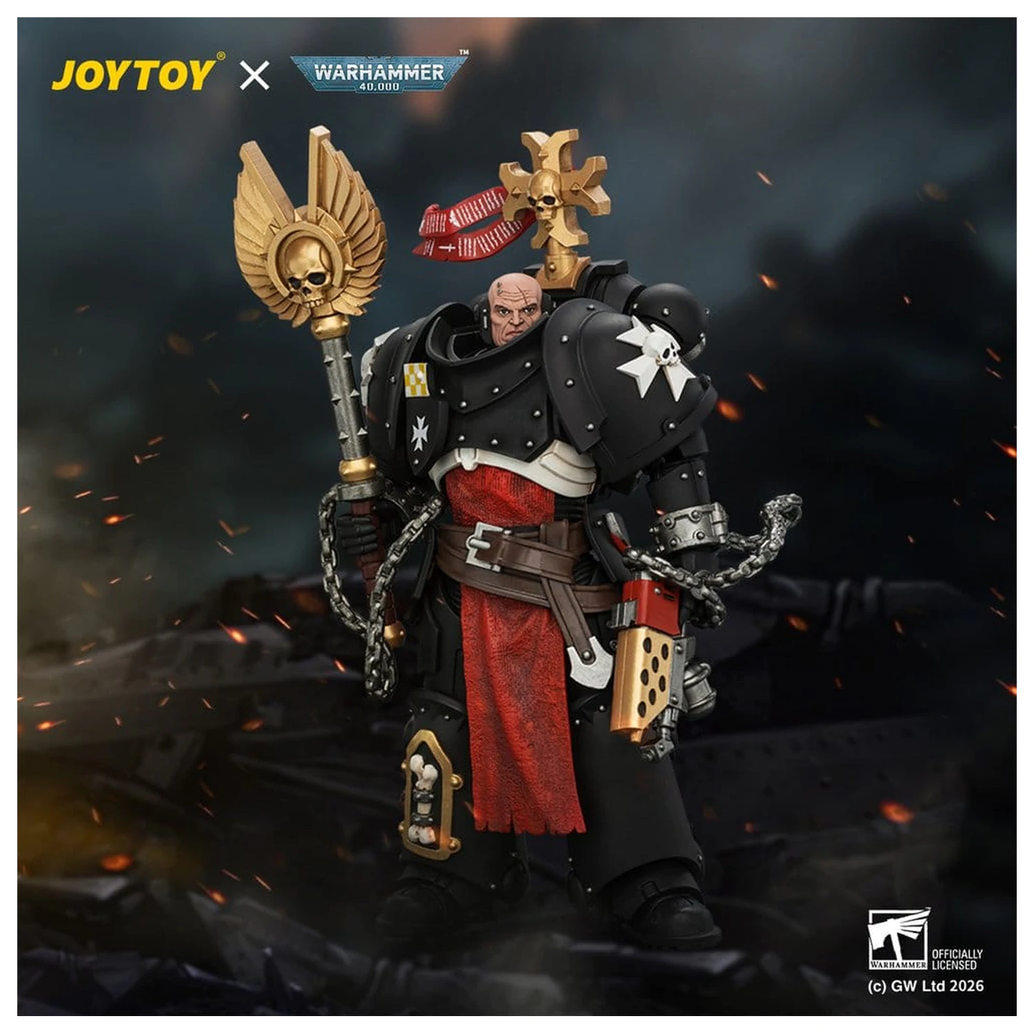 Warhammer figurina de actiune Black Templars Execrator 1 12 cm poza produsului