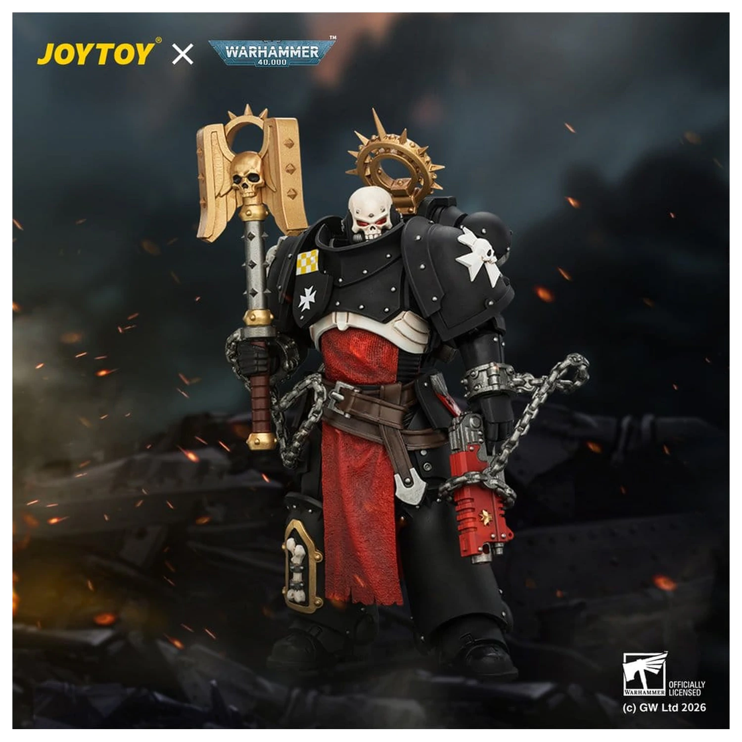 Warhammer Figurina de acțiune Black Templars Execrator 2 12 cm poza produsului