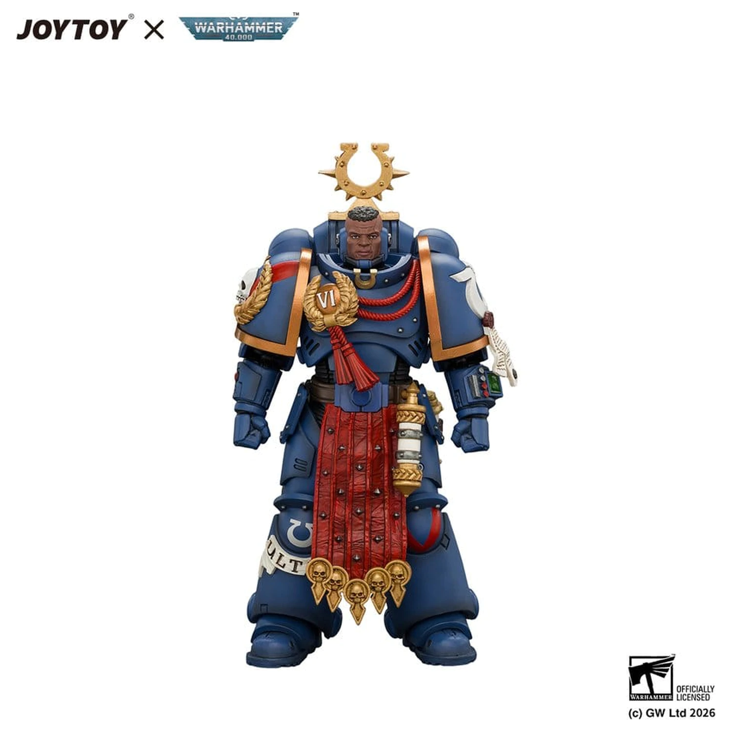 Figurina de actiune Warhammer Ultramarines Ferren Areios 12 cm poza produsului
