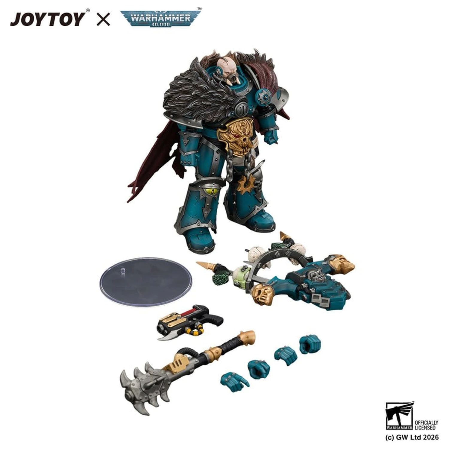 Figurina de actiune Warhammer Alpha Legion Chaos Lord 13 cm poza produsului