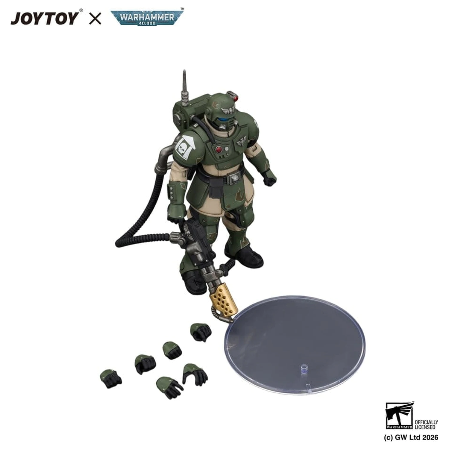 Warhammer figurina de actiune Astra Militarum Kasrkin 2 cu Flamer poza produsului