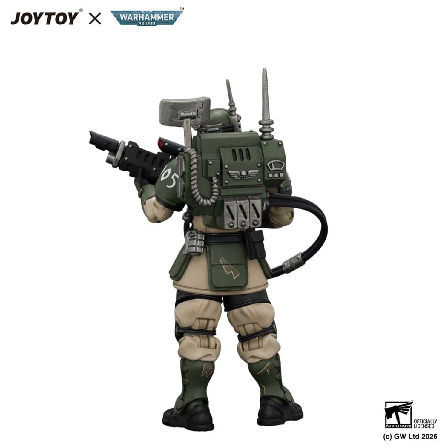 Warhammer Figurina de Actiune Astra Militarum Kasrkin 3 cu Hot-shot Lasgun si Vox-caster poza produsului