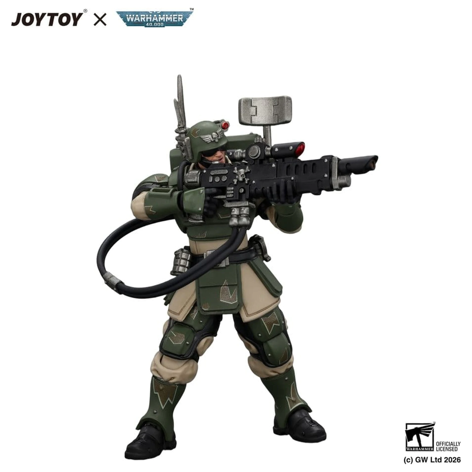 Warhammer Figurina de Actiune Astra Militarum Kasrkin 3 cu Hot-shot Lasgun si Vox-caster poza produsului