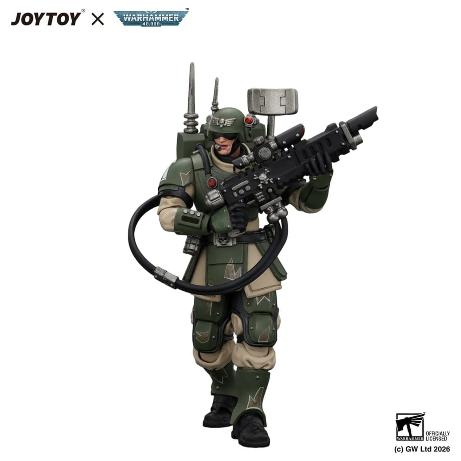 Warhammer Figurina de Actiune Astra Militarum Kasrkin 3 cu Hot-shot Lasgun si Vox-caster poza produsului