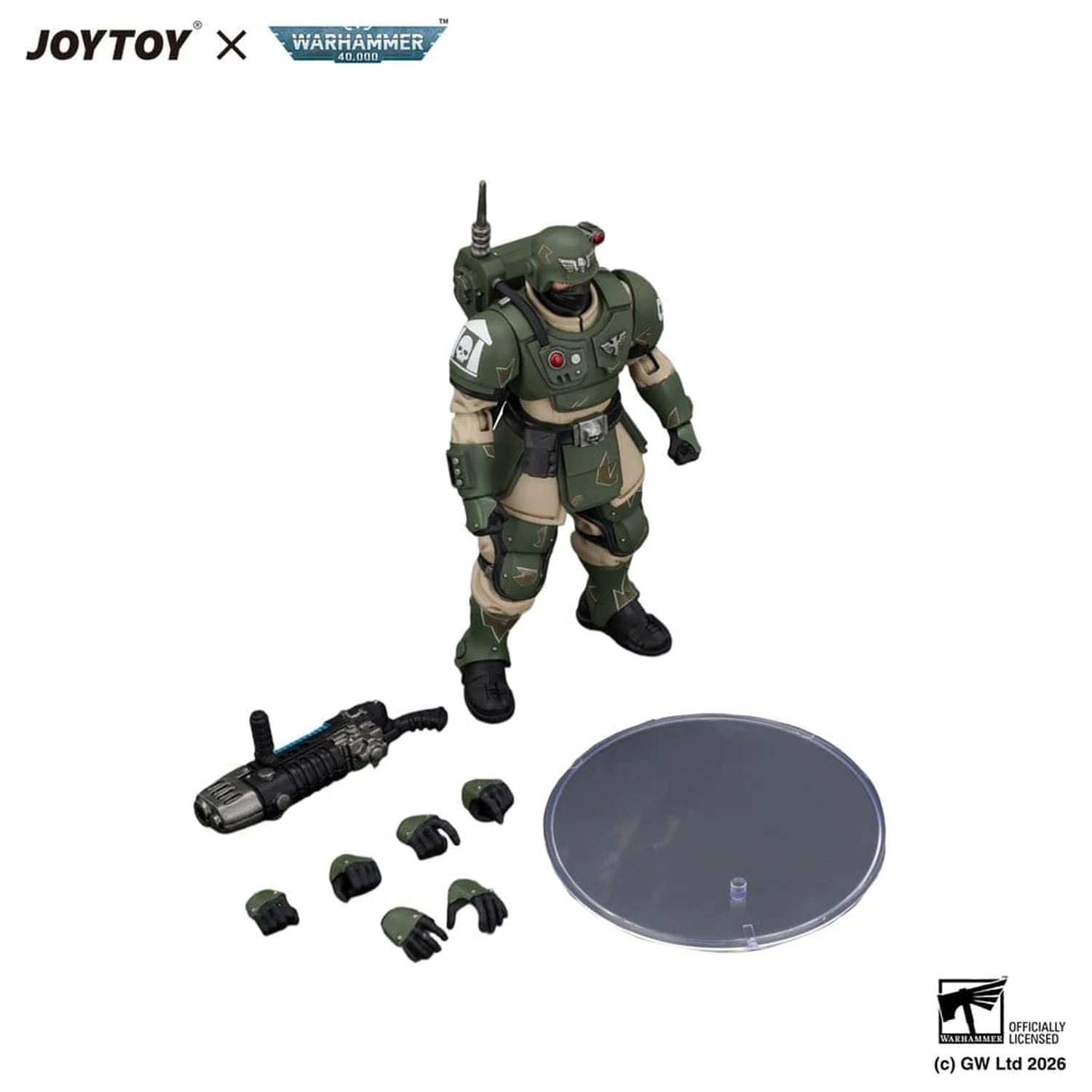Warhammer Figurina de acțiune Astra Militarum Kasrkin 4 cu Plasma Gun poza produsului