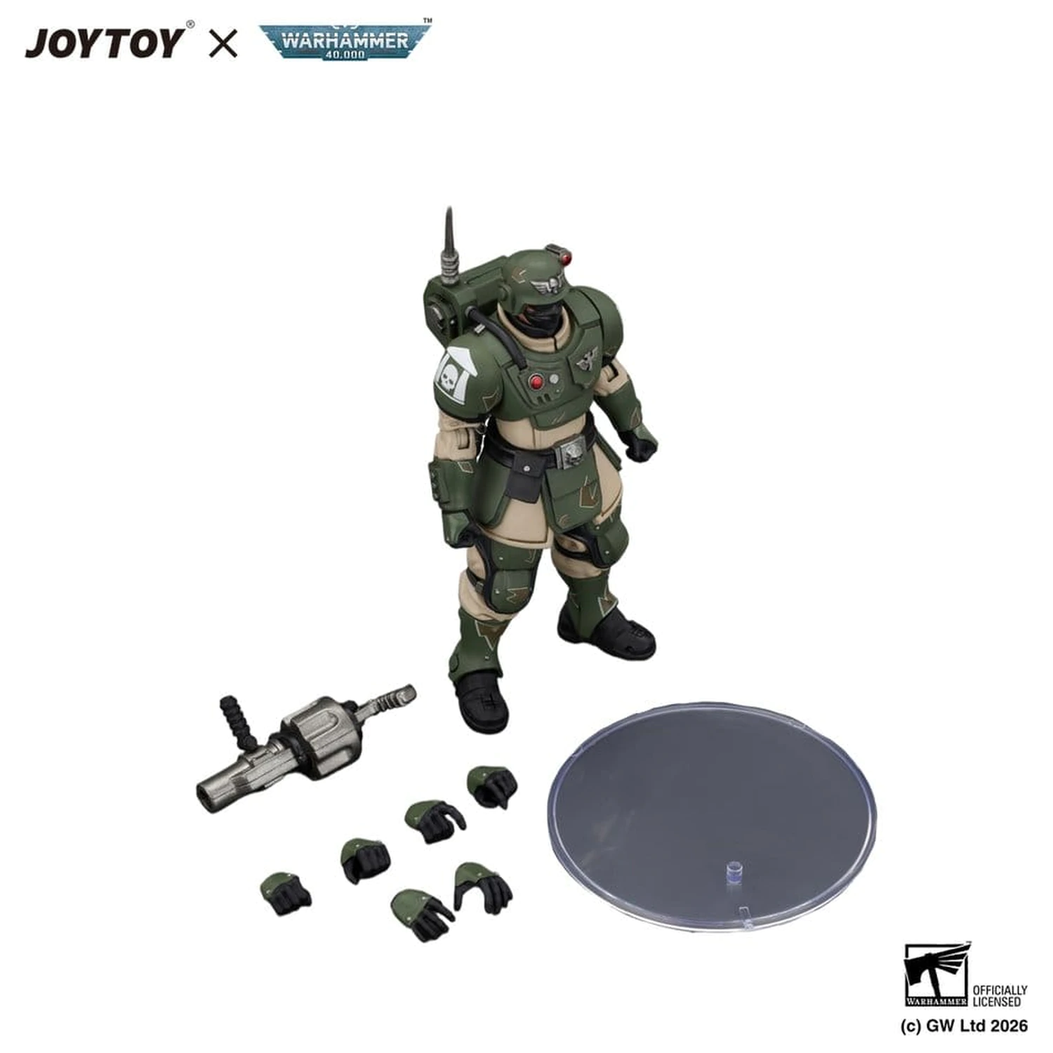 Warhammer figurina de actiune Astra Militarum Kasrkin 5 cu lansator de grenade poza produsului