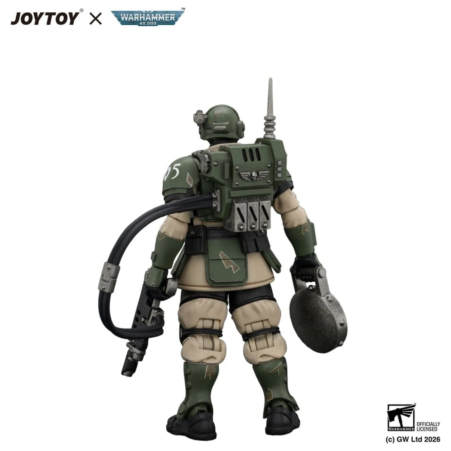 Warhammer figurina de actiune Astra Militarum Kasrkin 6 cu Hot-shot Laspistol poza produsului