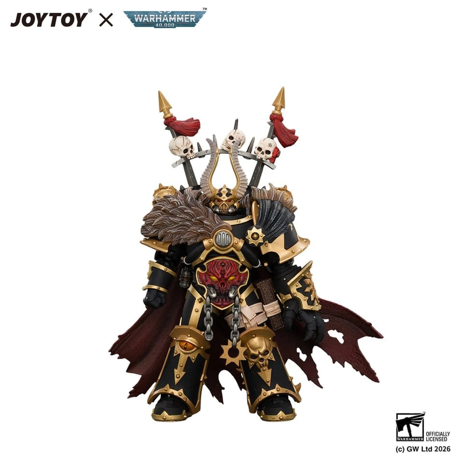 Figurina de actiune Warhammer Black Legion Chaos Lord 13 cm poza produsului