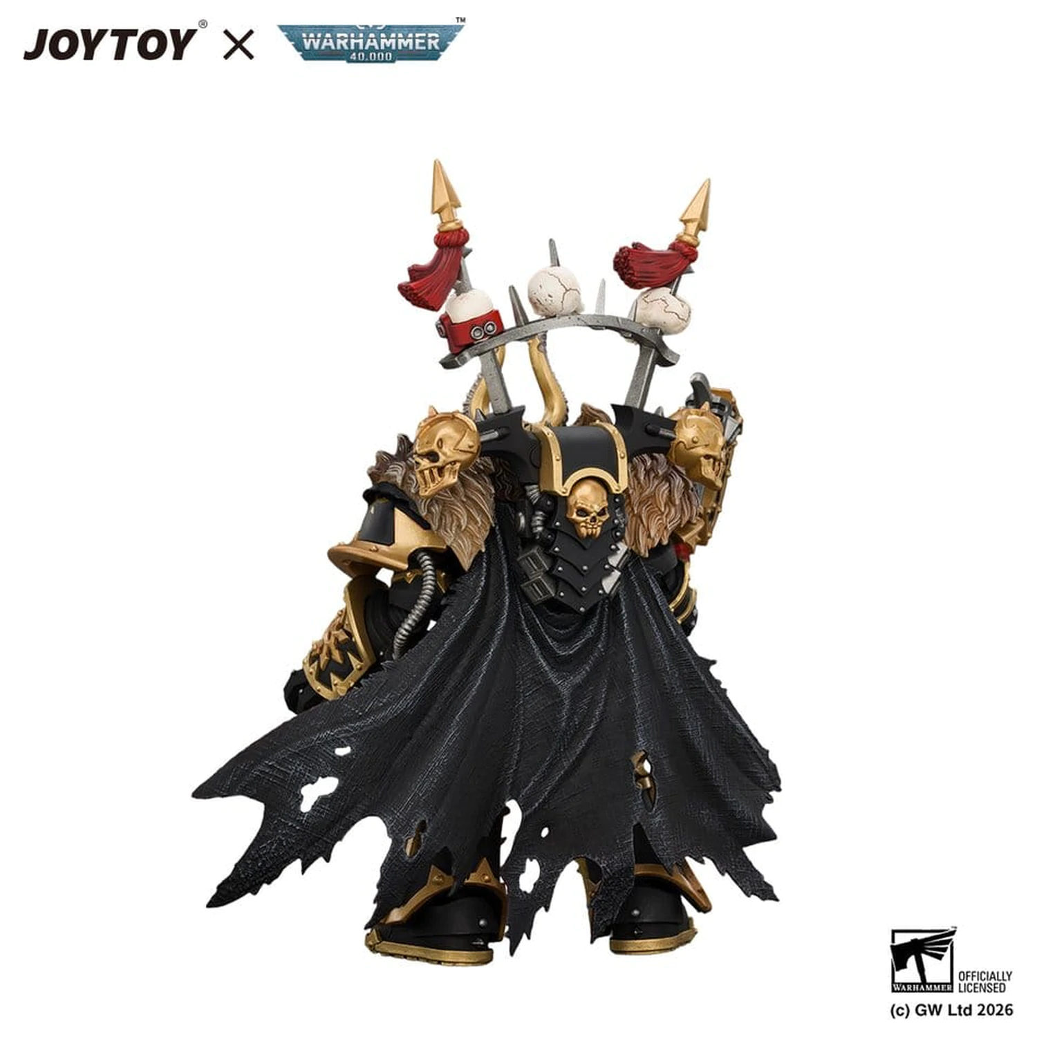 Figurina de actiune Warhammer Black Legion Chaos Lord 13 cm poza produsului