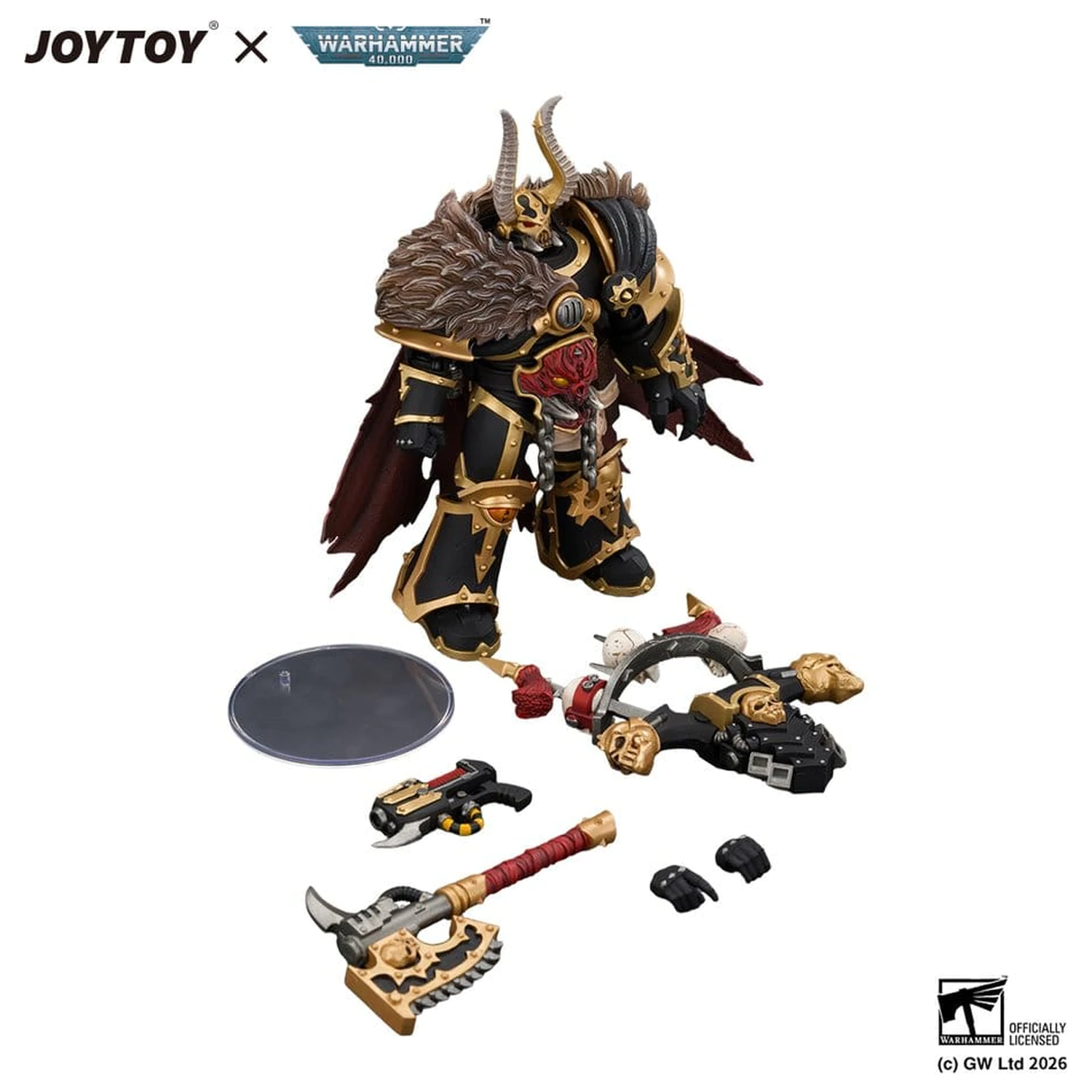 Figurina de actiune Warhammer Black Legion Chaos Lord 13 cm poza produsului
