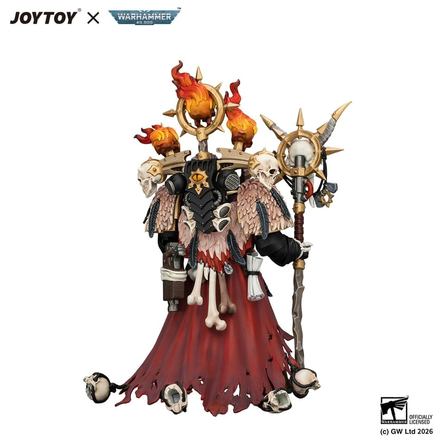 Figurina Warhammer Action Figure Black Legion Master of Possession 13 cm poza produsului