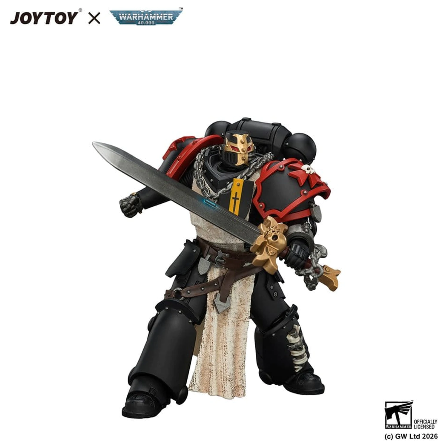 Warhammer Figurina de Actiune Black Templars Crusader Ancient 12 cm poza produsului