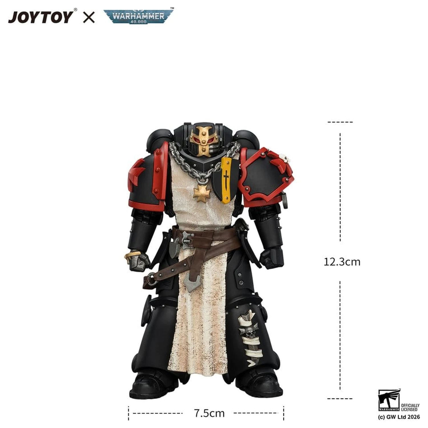 Warhammer Figurina de Actiune Black Templars Crusader Ancient 12 cm poza produsului
