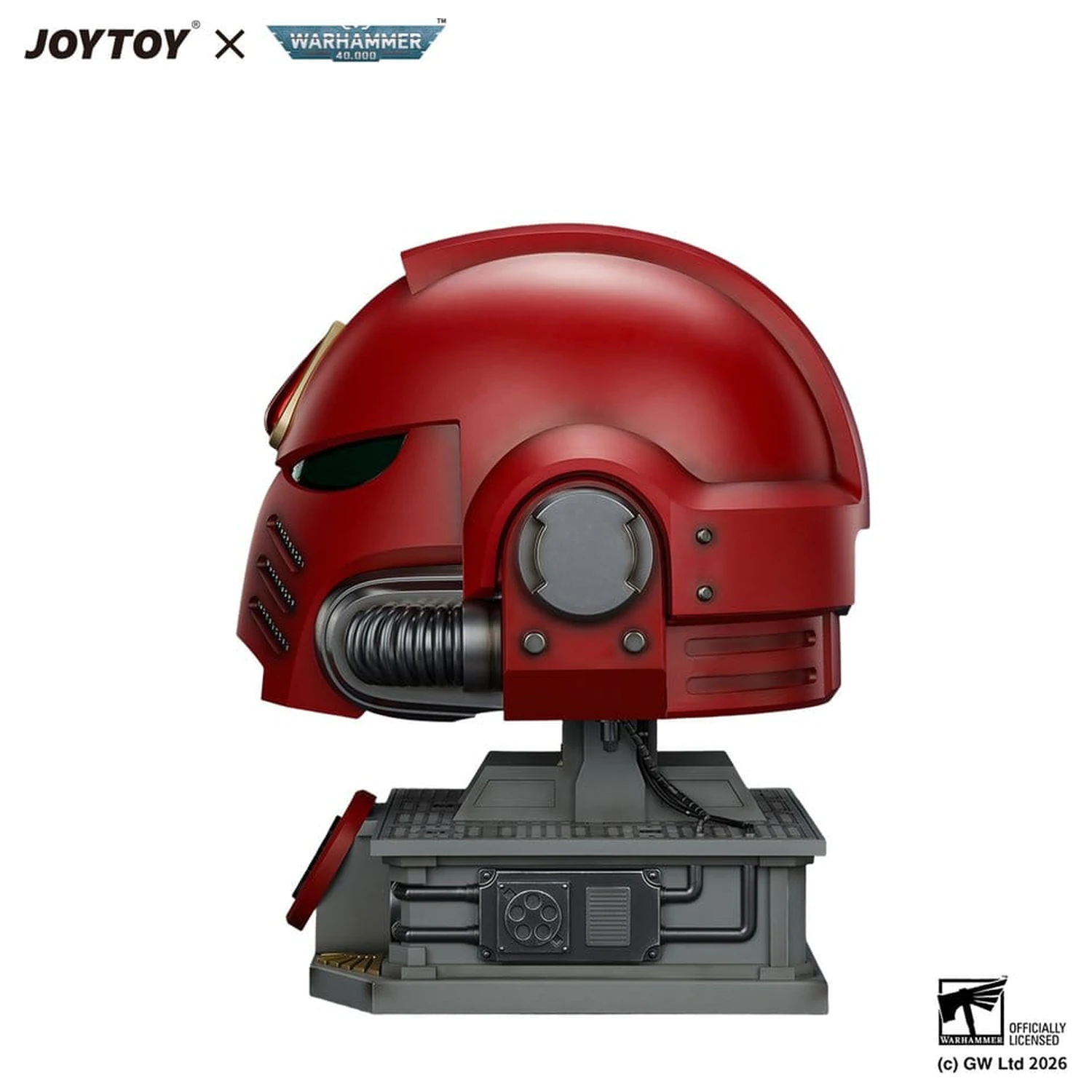 Warhammer Replica Blood Angels MkX Casca si Suport Display 44 cm poza produsului