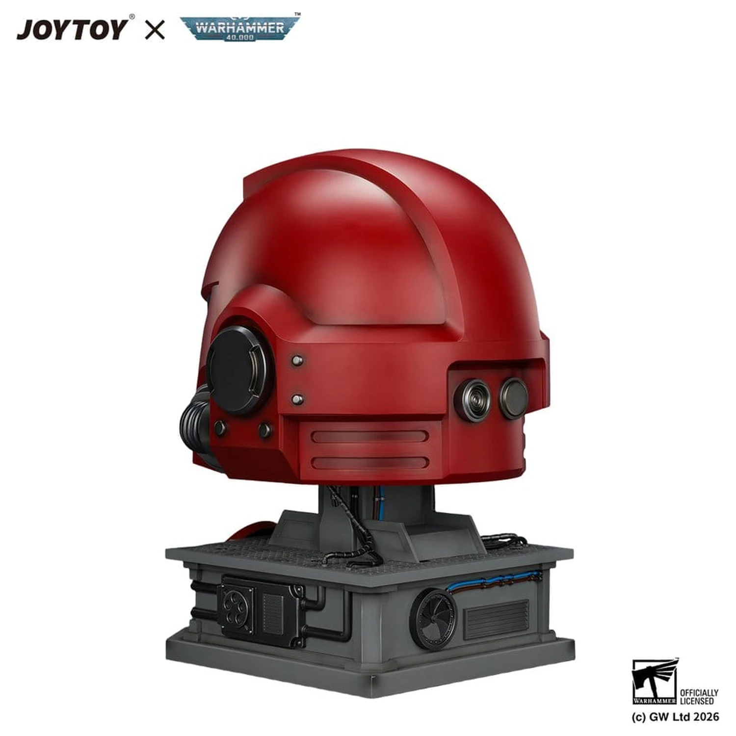 Warhammer Replica Blood Angels MkX Casca si Suport Display 44 cm poza produsului