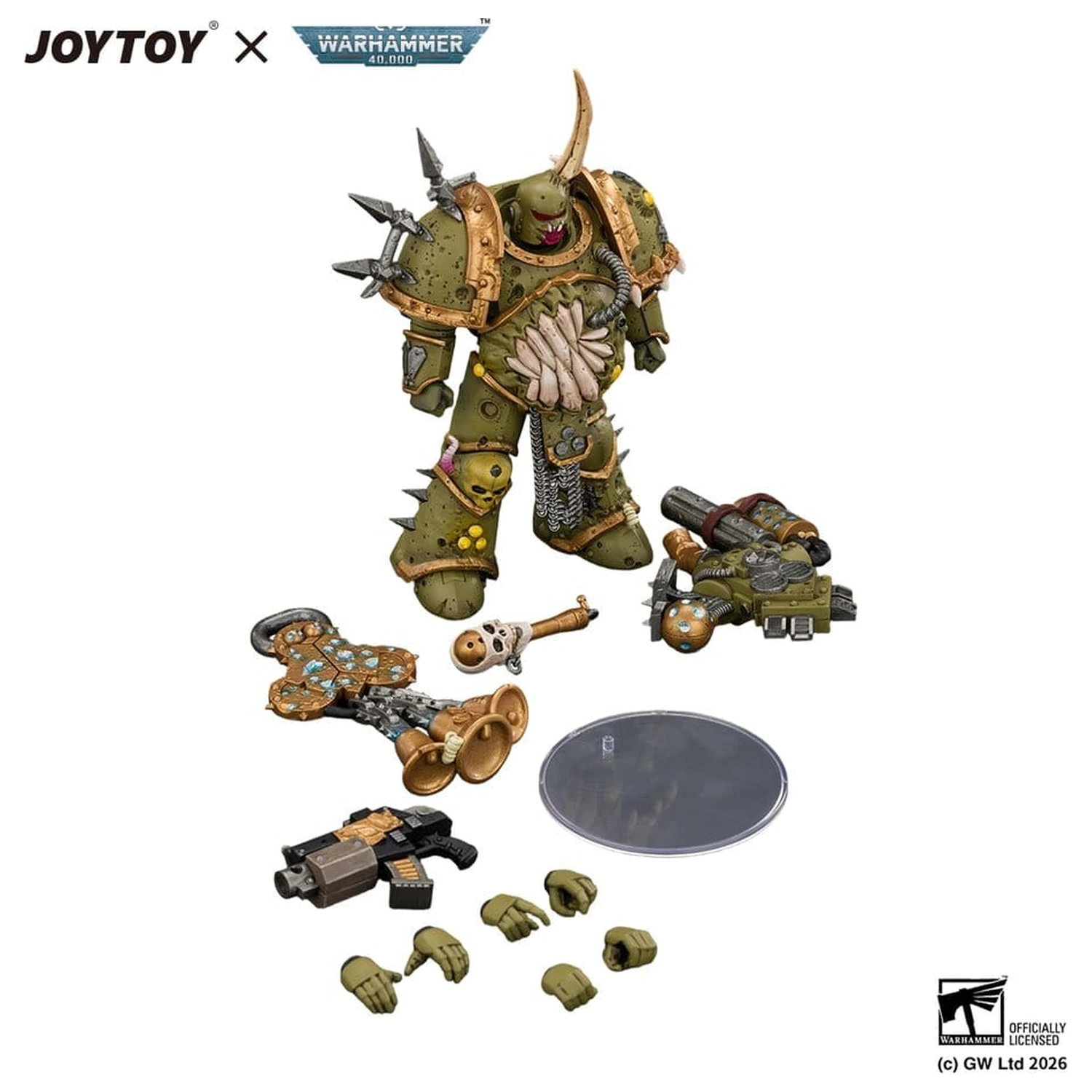 Warhammer Figura de actiune Death Guard Plague Marine 1 12 cm poza produsului