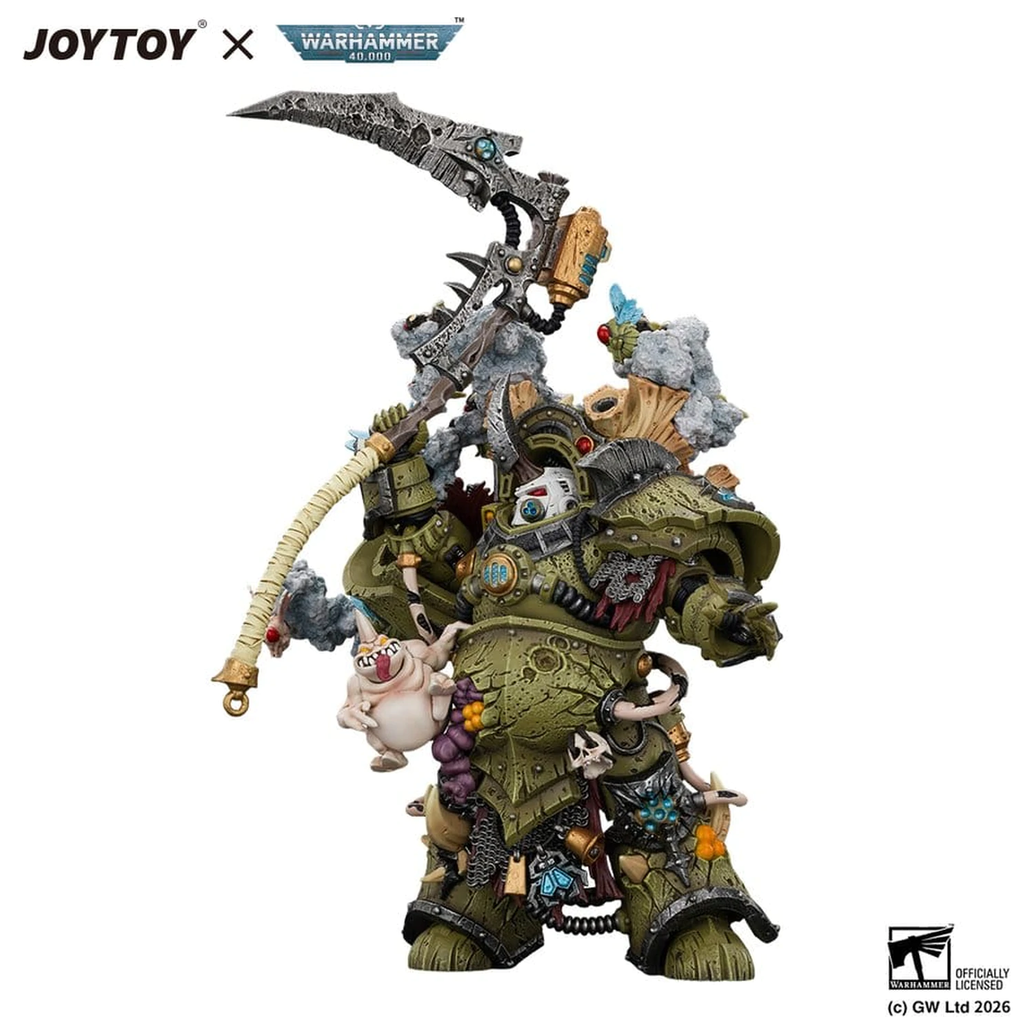 Figurina de actiune Warhammer Death Guard Typhus Herald of the Plague God 15 cm poza produsului