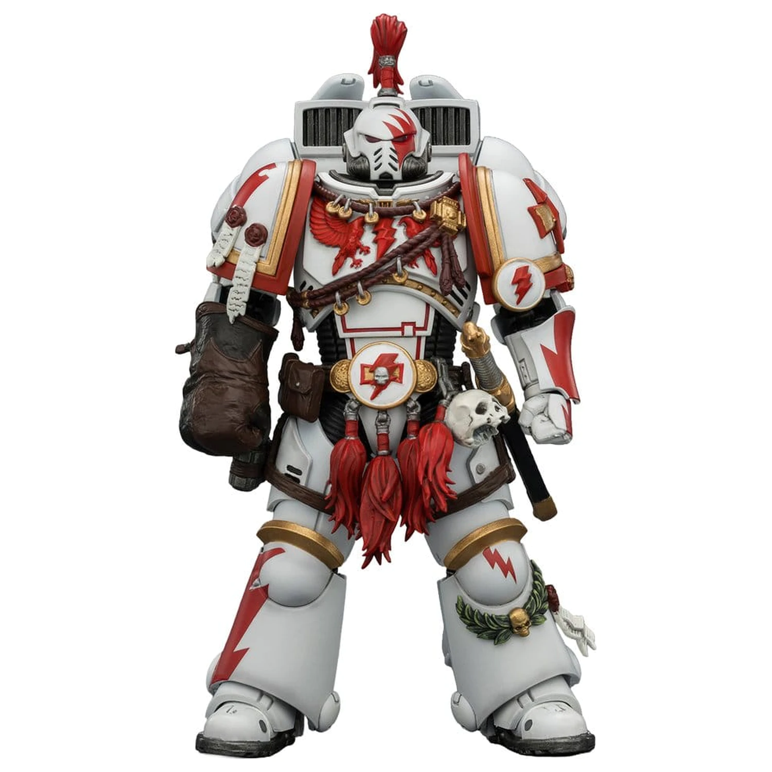 Warhammer Action Figure Game Edition White Scars Assault Intercessor Champion 13 cm poza produsului