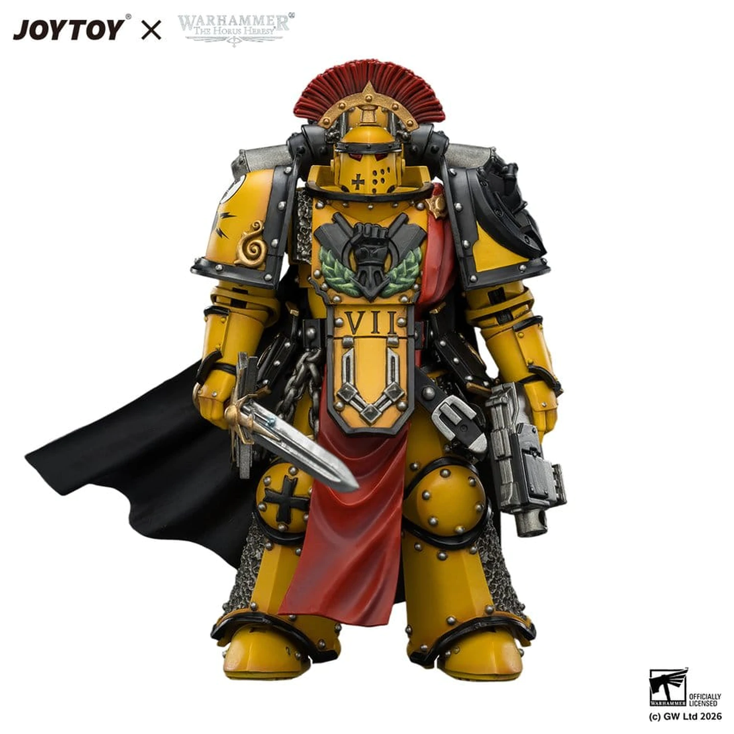 Warhammer figurina de actiune Imperial Fists Legion Praetor in Mk III Armour 13 cm poza produsului