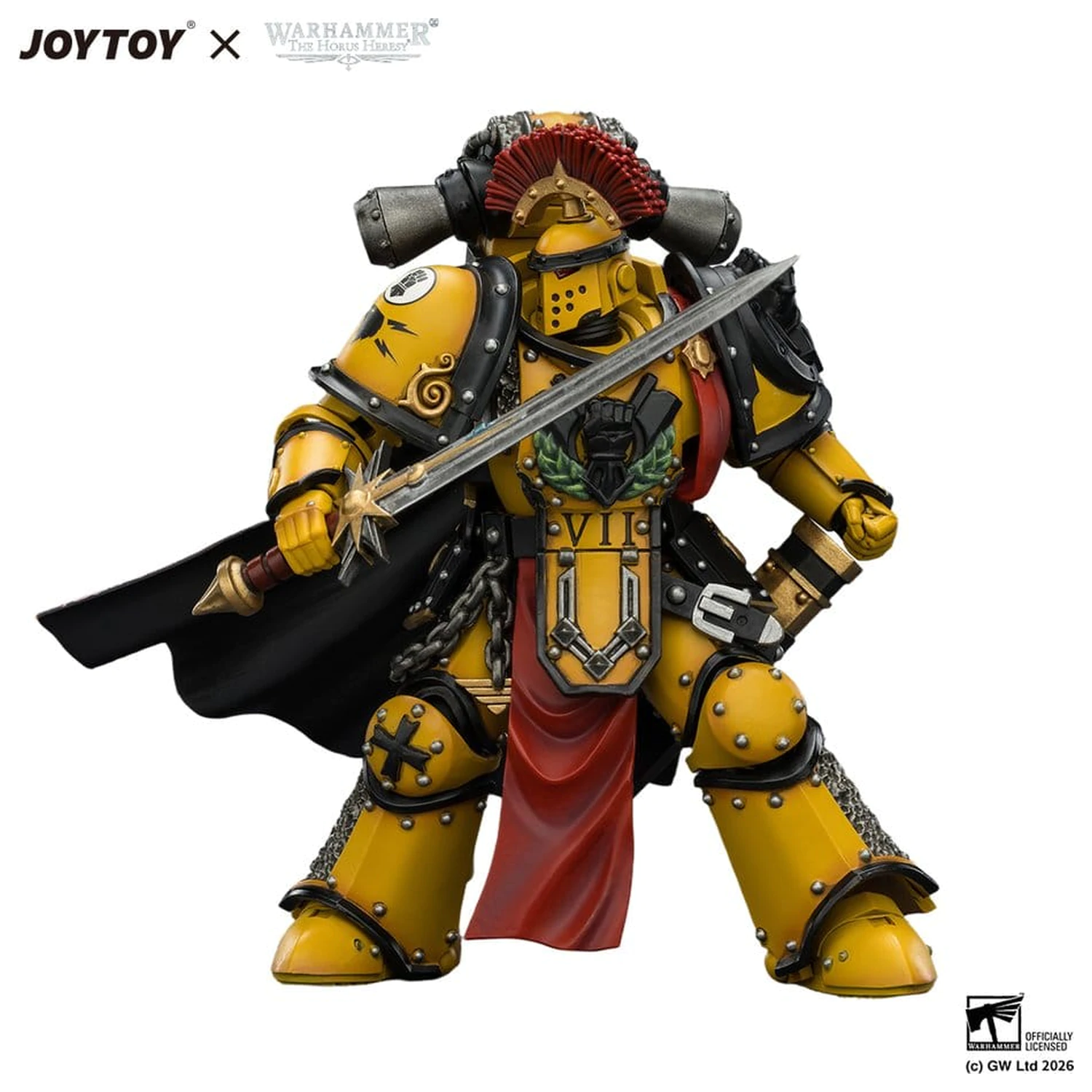 Warhammer figurina de actiune Imperial Fists Legion Praetor in Mk III Armour 13 cm poza produsului