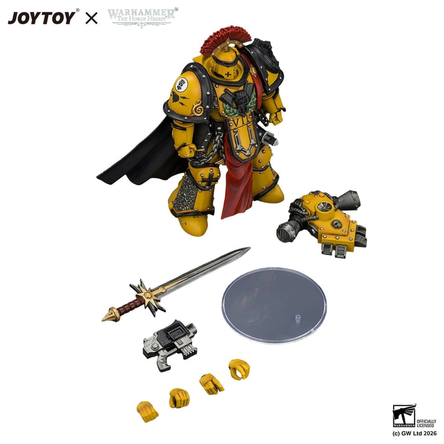 Warhammer figurina de actiune Imperial Fists Legion Praetor in Mk III Armour 13 cm poza produsului
