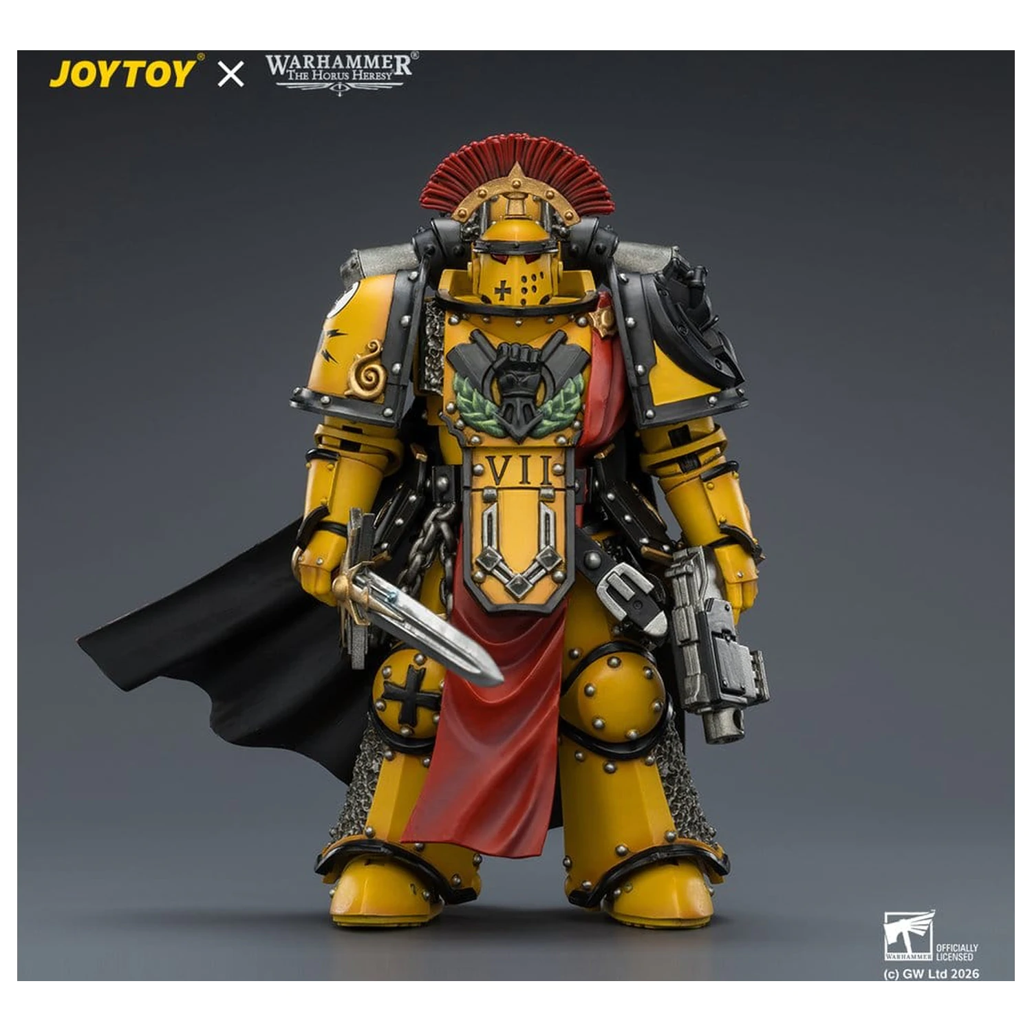 Warhammer figurina de actiune Imperial Fists Legion Praetor in Mk III Armour 13 cm poza produsului