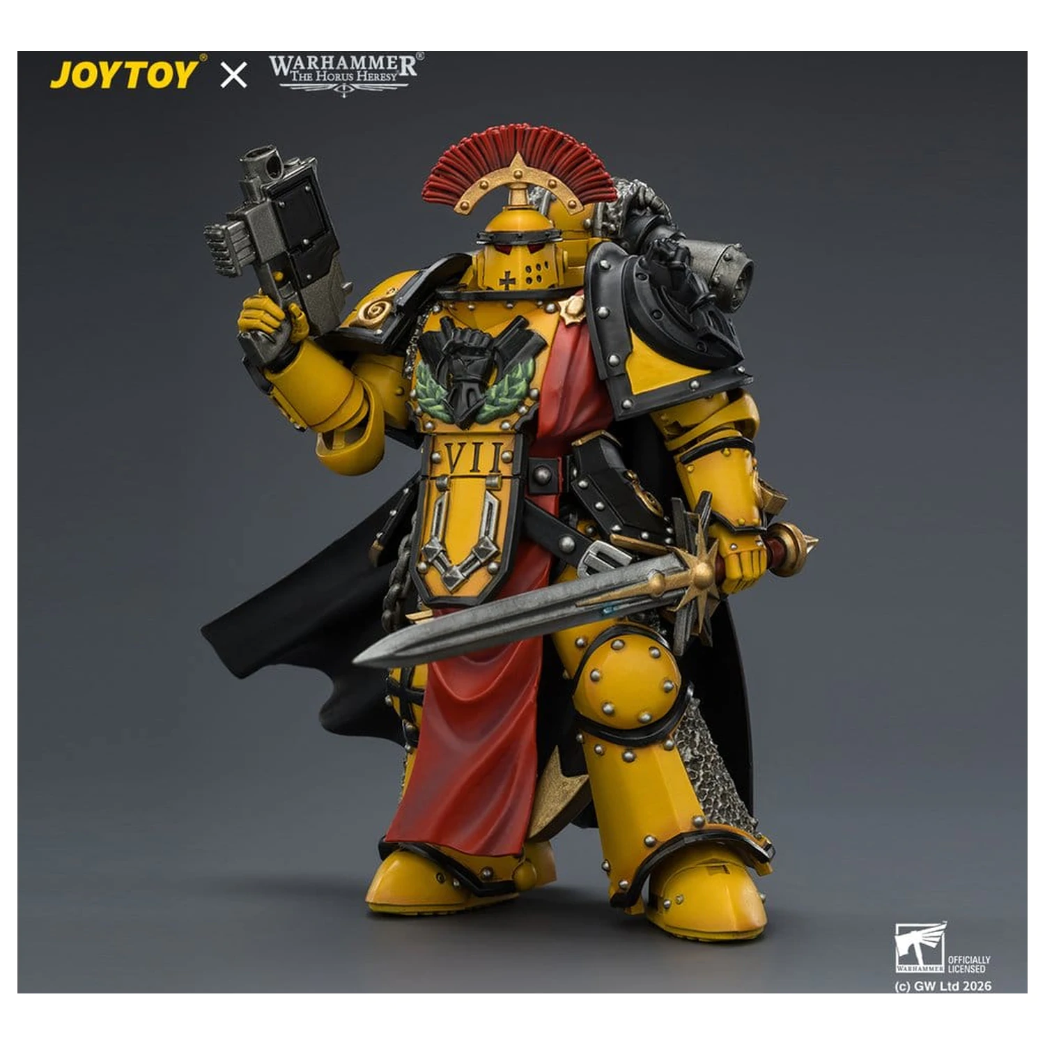 Warhammer figurina de actiune Imperial Fists Legion Praetor in Mk III Armour 13 cm poza produsului