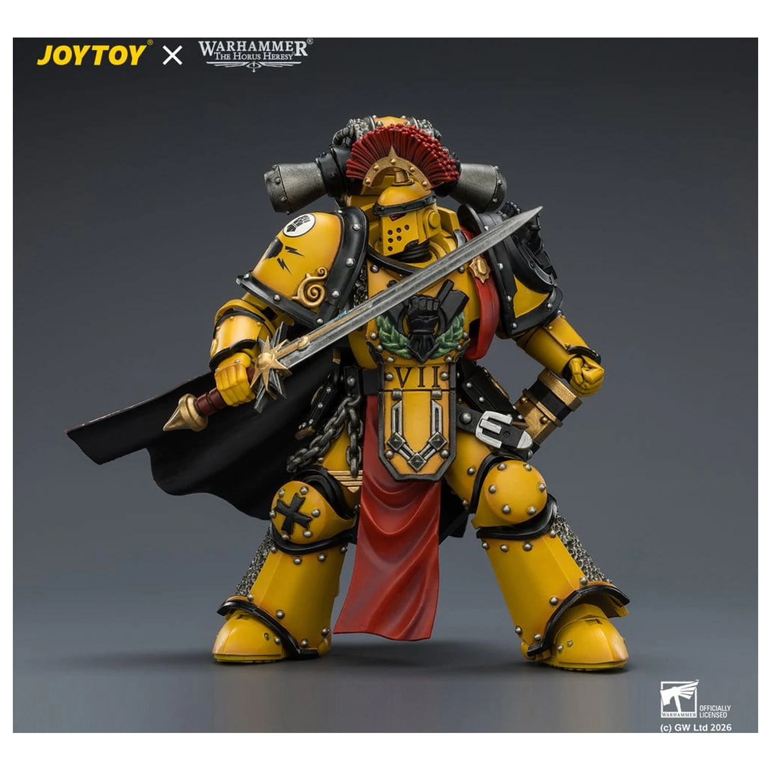 Warhammer figurina de actiune Imperial Fists Legion Praetor in Mk III Armour 13 cm poza produsului