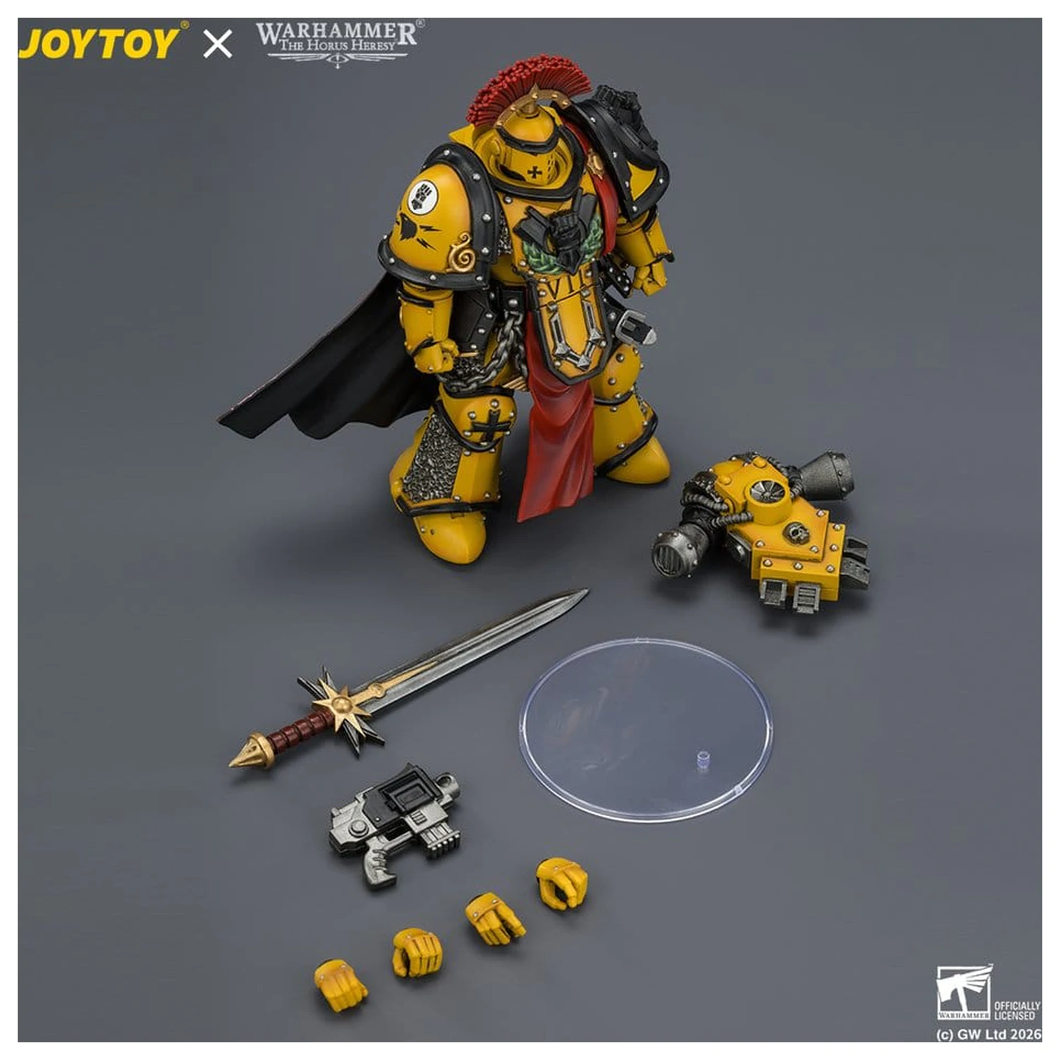 Warhammer figurina de actiune Imperial Fists Legion Praetor in Mk III Armour 13 cm poza produsului